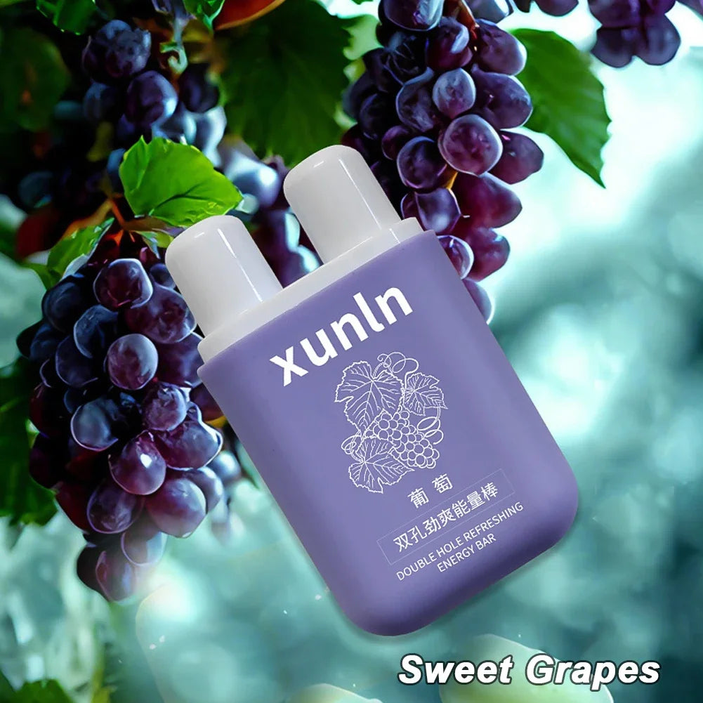 Barre d'énergie énergisante à Double trou, inhalateur Nasal d'aromathérapie, bâton d'aromathérapie, parfum stimulant