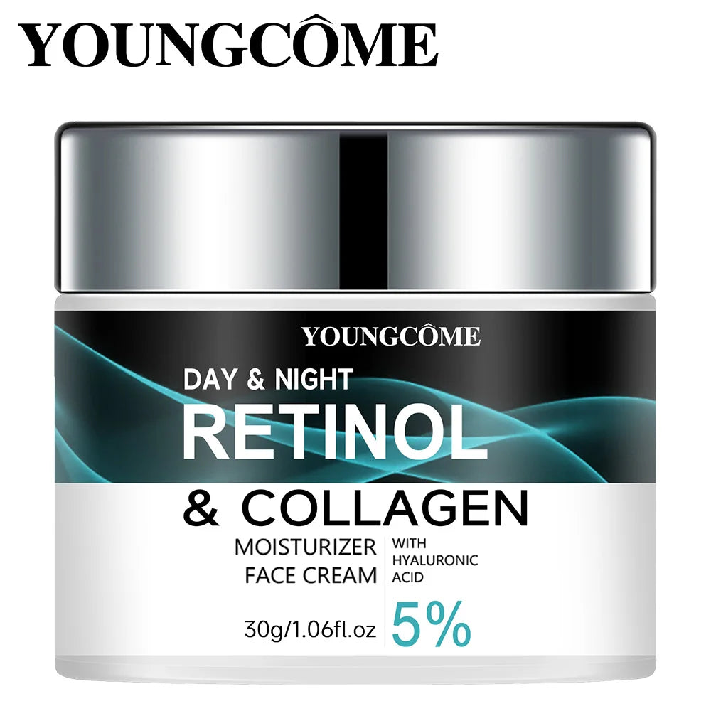 YOUNGCOME — Crème Rétinol & Collagène 30/60g : Fermeté, Éclat & Hydratation