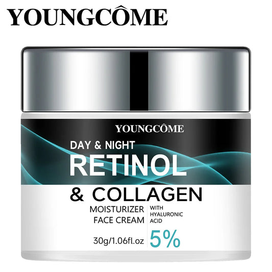 YOUNGCOME — Crème Rétinol & Collagène 30/60g : Fermeté, Éclat & Hydratation