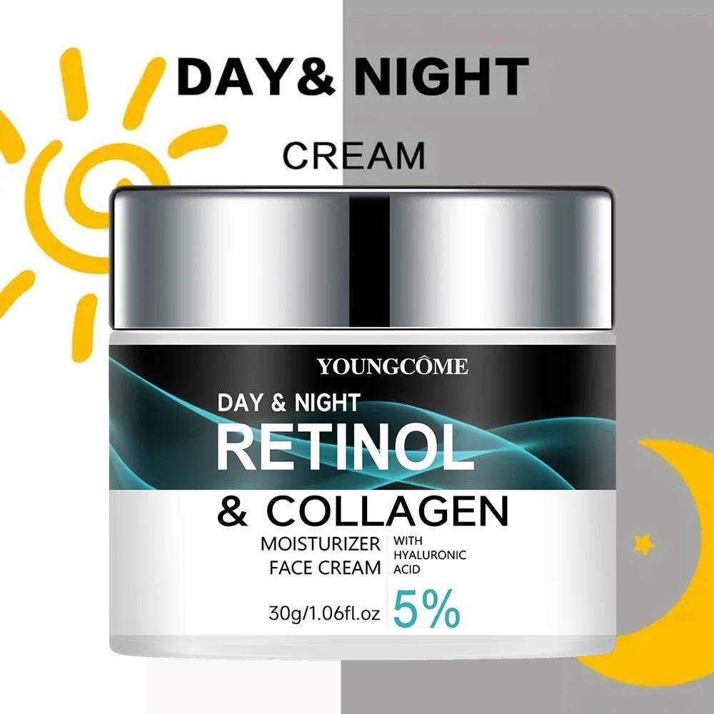 YOUNGCOME — Crème Rétinol & Collagène 30/60g : Fermeté, Éclat & Hydratation