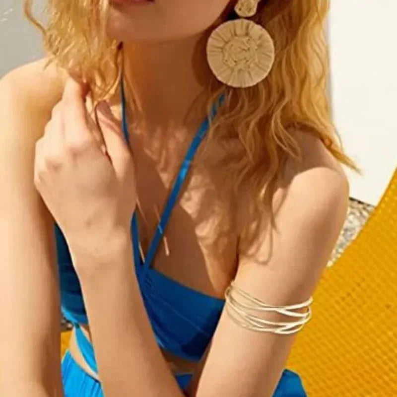 Bracelet Rose en Acier Inoxydable pour Femme, Bijoux de Luxe,