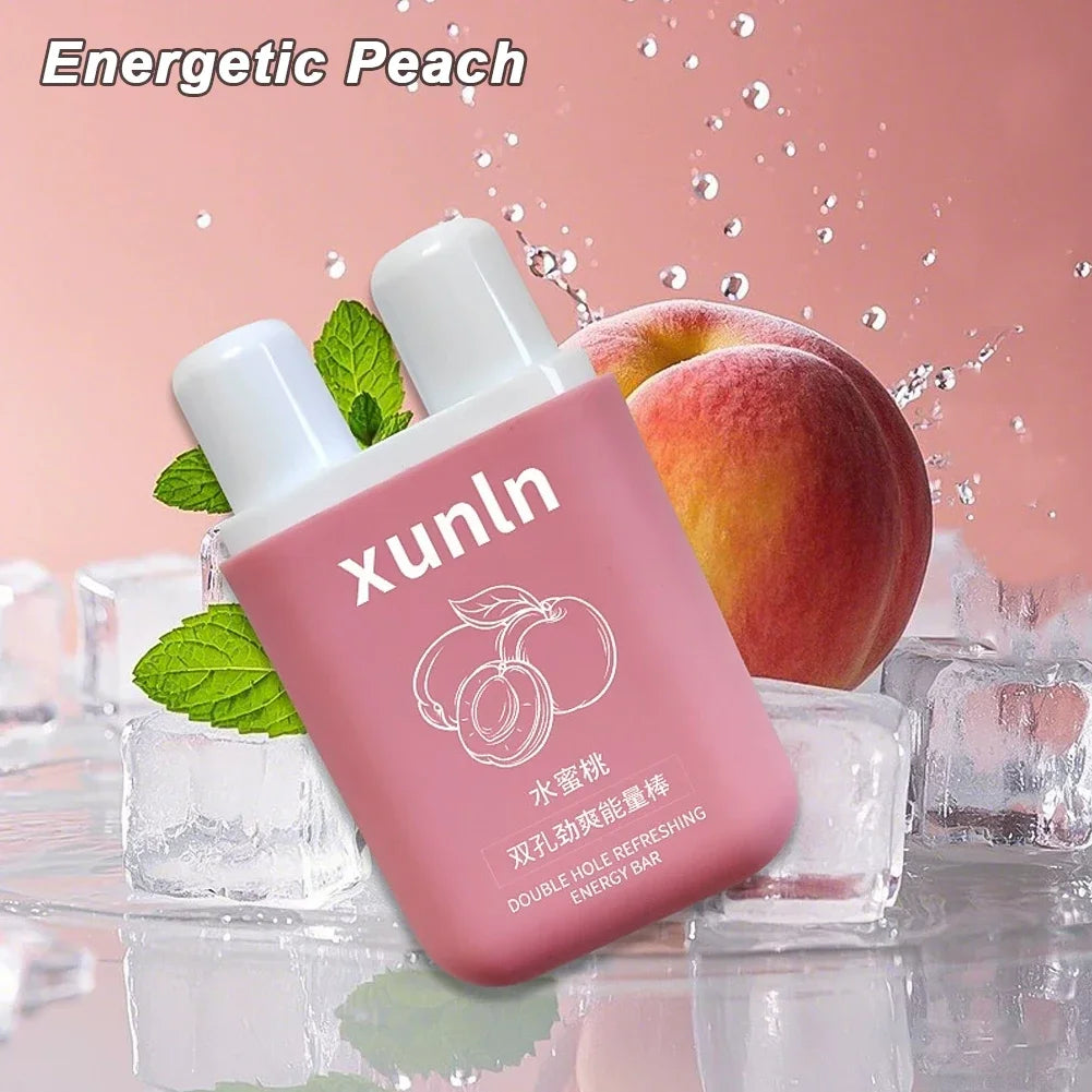 Barre d'énergie énergisante à Double trou, inhalateur Nasal d'aromathérapie, bâton d'aromathérapie, parfum stimulant