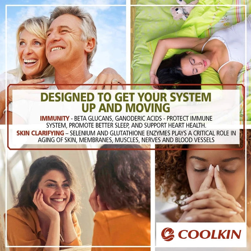 Booster l'énergie, Améliorer la fonction cérébrale, Améliorer la mémoire et la concentration, Booster l'immunité